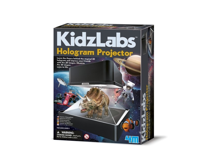 4M Hologram Projector, Projektør, Palæontologi, 8 År, Sort