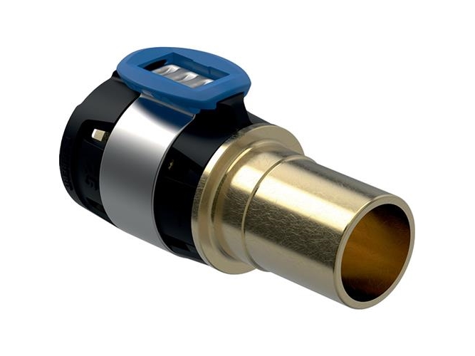 Geberit FlowFit overgang 16 x 15 mm t/Mapress, blyfri rødgods | VVS Artiklar - Rör & Kopplingar - Alupex rör och rördelar | GameStuff