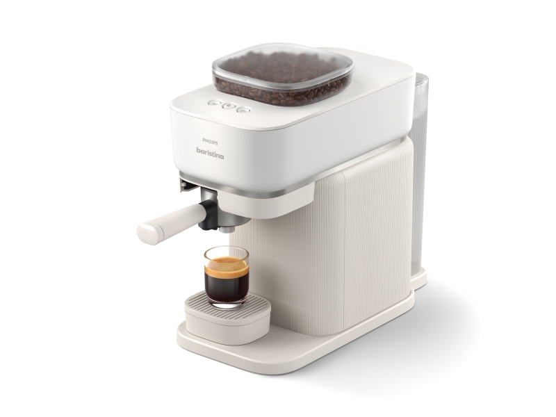 Philips BAR300/00, Espressomaskin, 1,2 L, Kaffebönor, Inbyggd kvarn, Vit