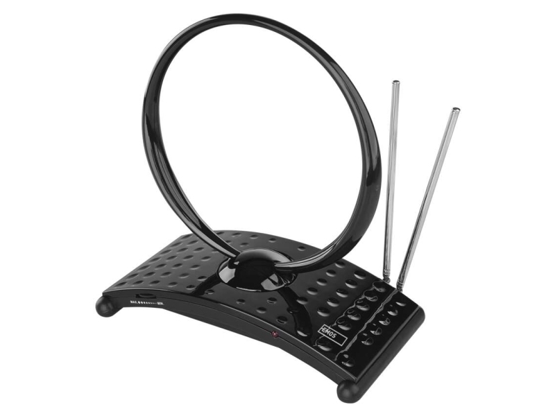 Emos J0701, Indendørs, Sort, 1,5 M, Dvb-T2, Dab, Fm, 25000 M