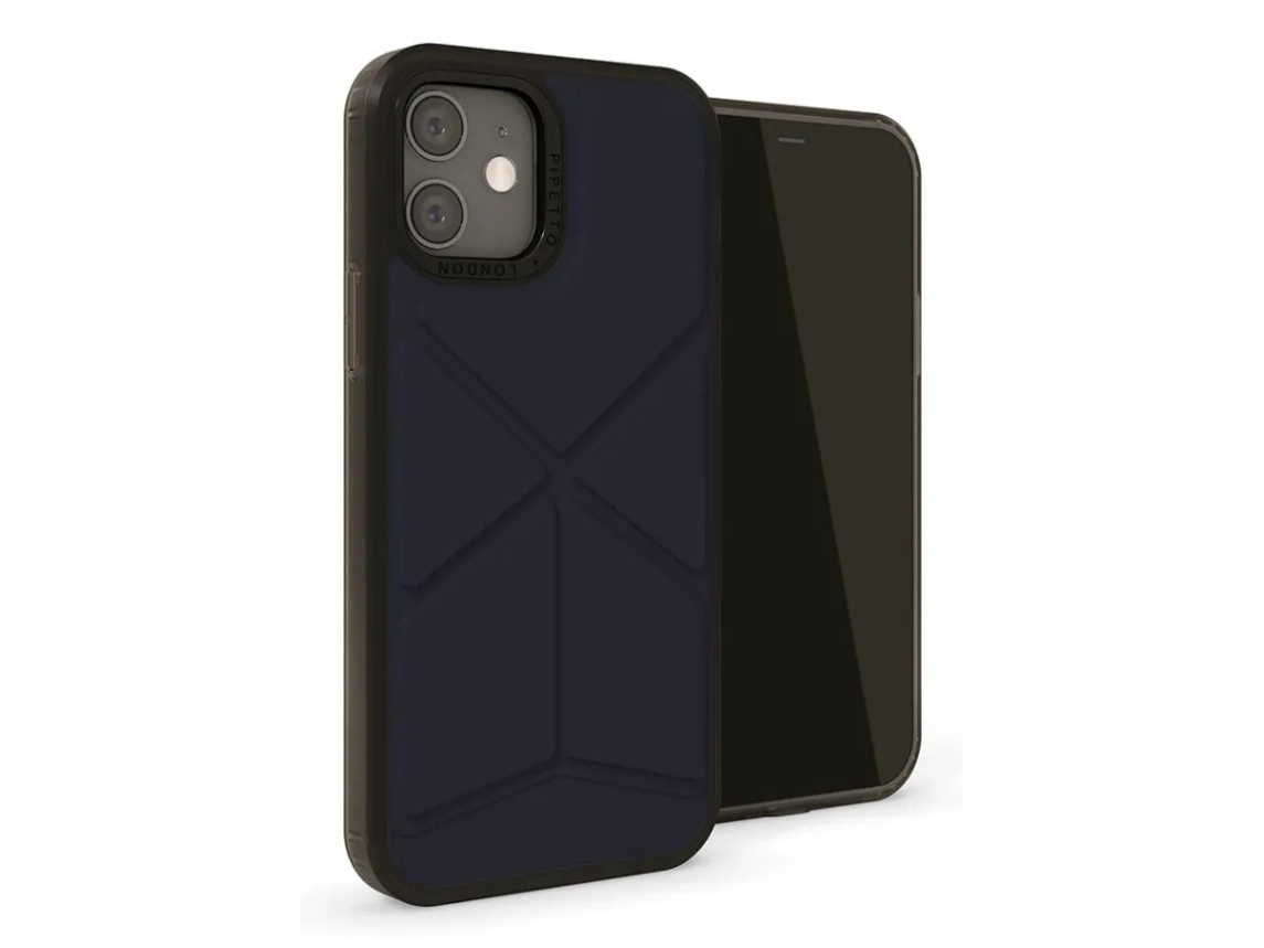 Pipetto P061-113-O, Cover, Apple, iPhone 12, 12 Pro, 15,5 cm (6.1), Mørkeblå