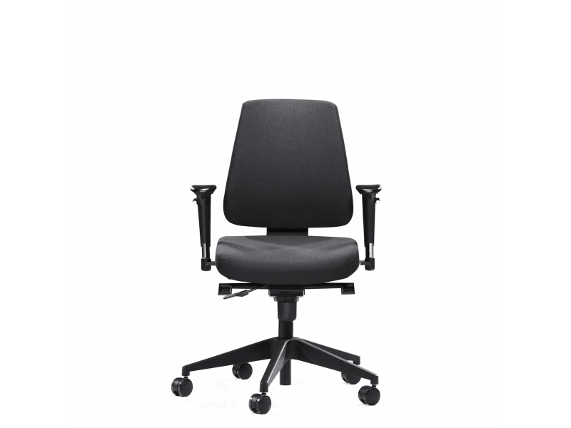 Canadian Ergo CE Base kontorstol, sort - ekskl. armlæn