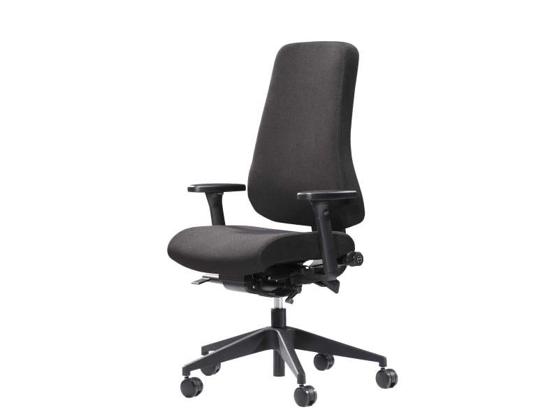 Canadian Ergo CE 03 kontorstol sort - ekskl. armlæn