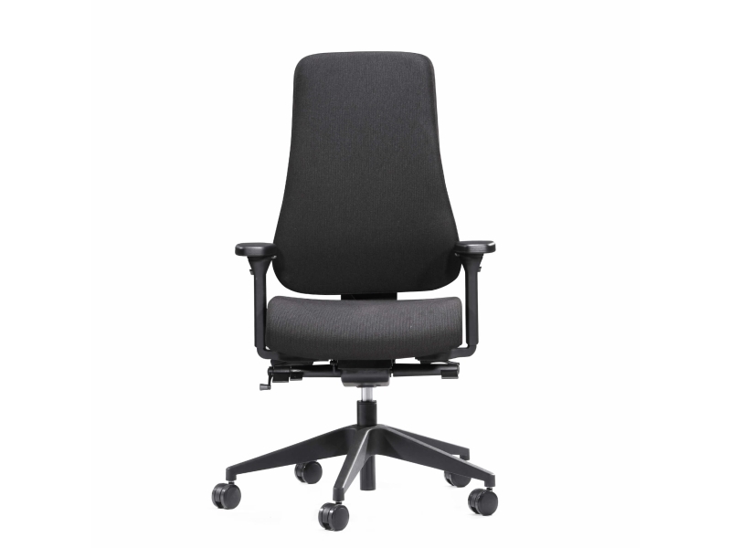 Canadian Ergo CE 03 -toimistotuoli musta - ilman käsinojia
