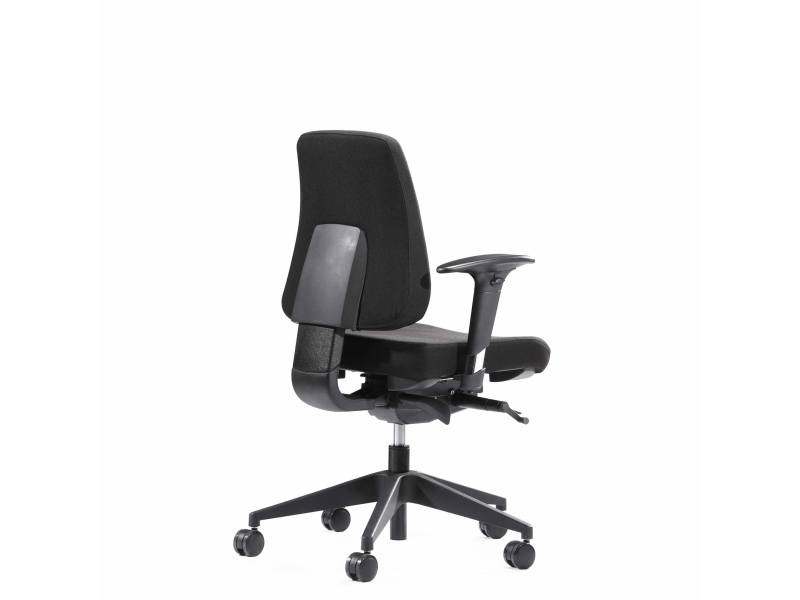 Canadian Ergo CE 01 kontorstol sort - ekskl. armlæn