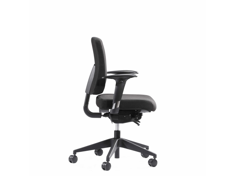 Canadian Ergo CE 01 kontorstol sort - ekskl. armlæn
