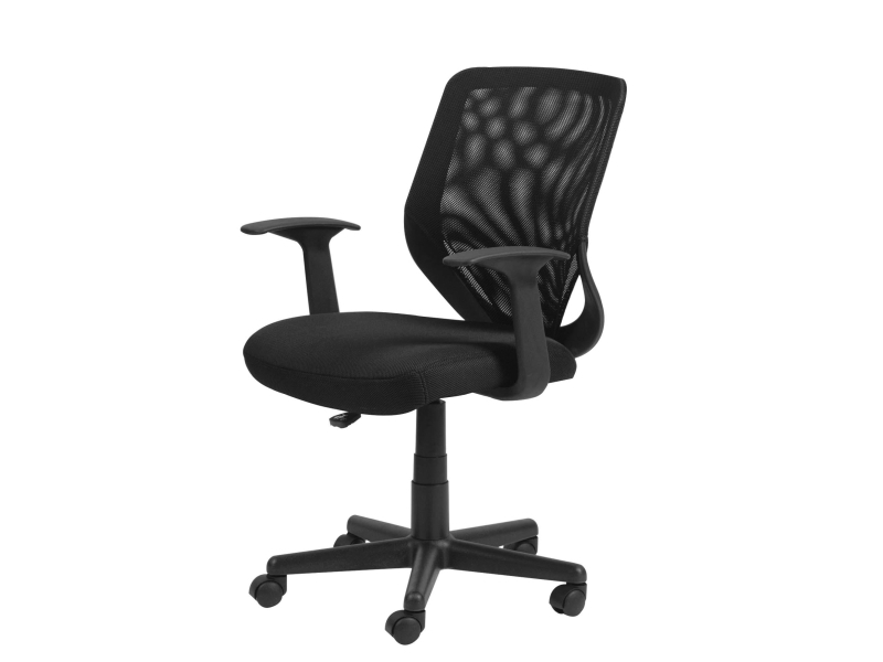 W 92 kontorstol, sort - ekskl. armlæn