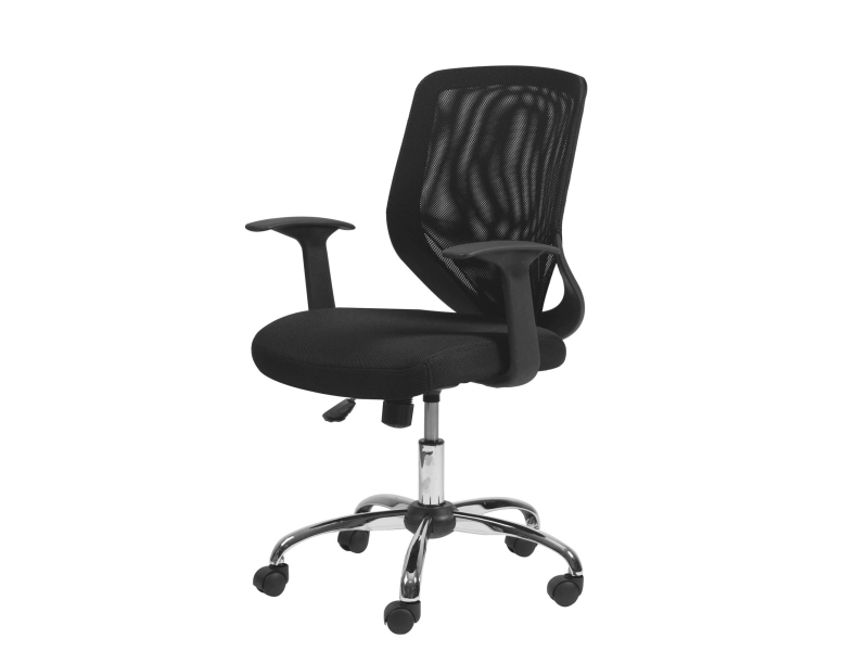 W 95 kontorstol, sort - ekskl. armlæn