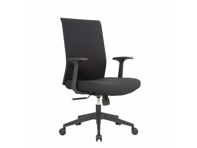 Kontorstol TX Soft 3, sort - ekskl. armlæn