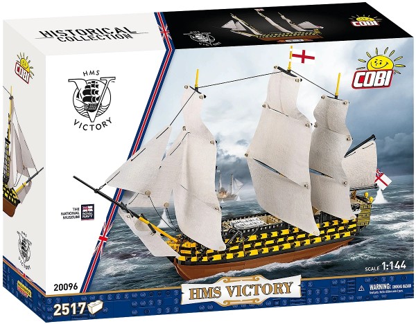 COBI H.M.S. Victory burlaivio konstruktorius 1:144, 2517 detalių