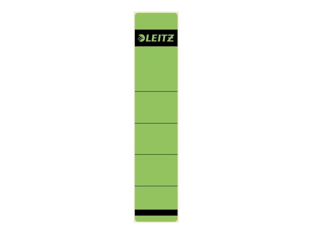 Leitz Rückenschilder Für Standard- Und Hartpappe-Ordner, Grün, Rechteck, Ringordner, Papier, 39 Mm, 192 Mm