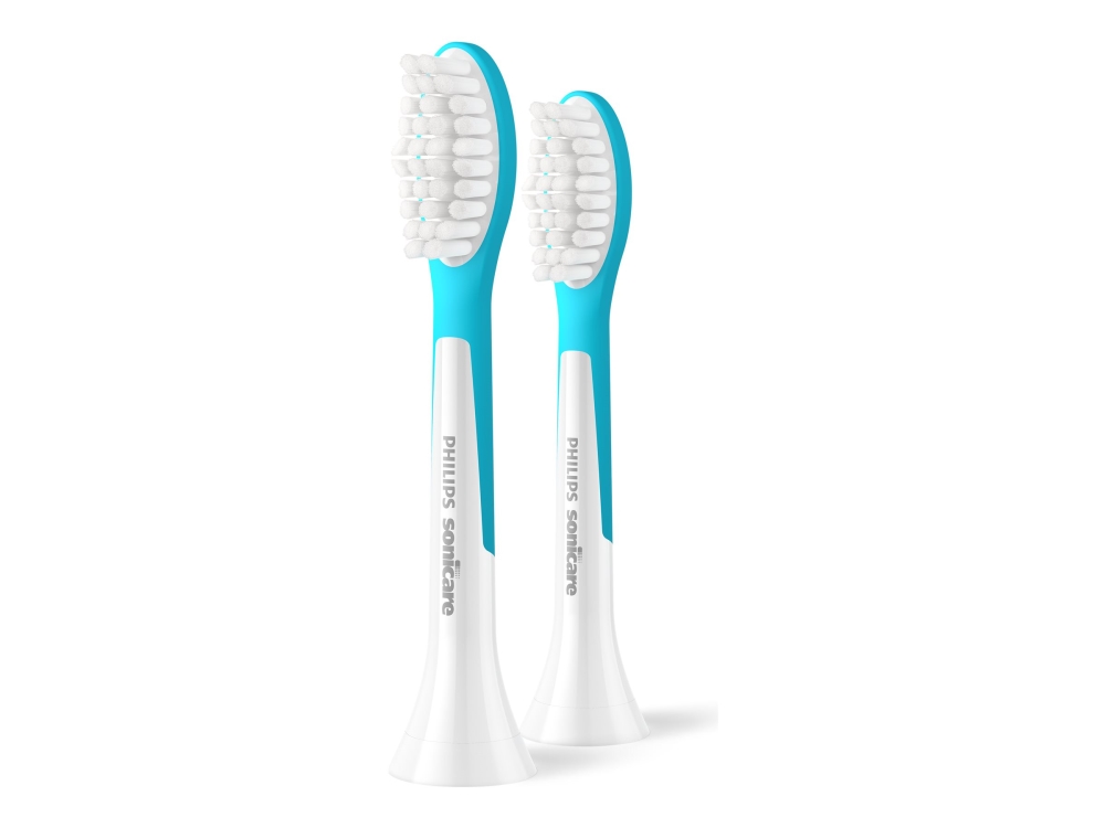 Philips Sonicare For Kids Hx6042 - Ekstra Tandbørstehoved - Til Tandbørste - Hvid/Hav (Pakke Med 2)