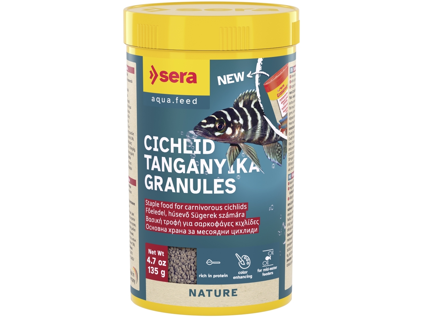 Sera Cichlid Tanganyika Granules 250ml | Sällskapsdjur - Fisk & reptiler - Fisk & Reptil Mat | GameStuff