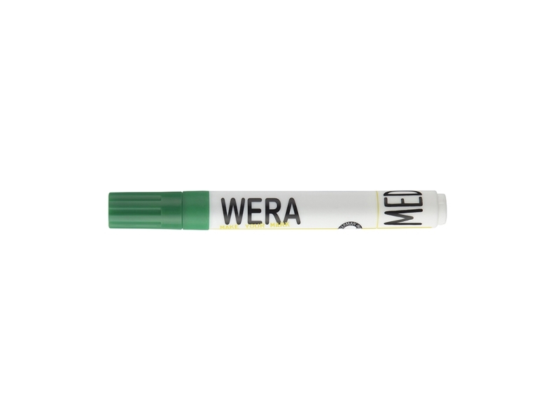 Wera Whiteboard Marker 1-3mm Grön - (12 st.) | Kontorsmaskiner - Kontorsmaskiner - Laminering - Lamineringsficka | GameStuff