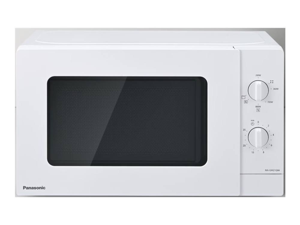 Panasonic NN-GM21QWEPG - Mikrobølgeovn med grill - 20 liter - 800 W - hvit