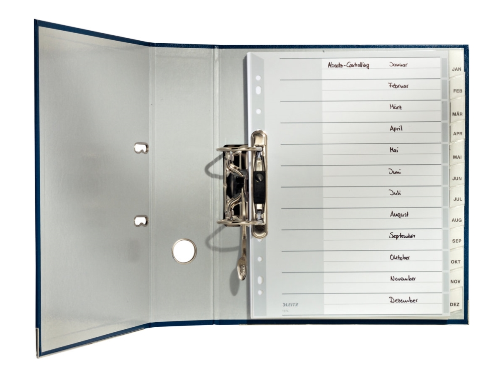 Leitz - Avdelare - 12 delar - för A4 Maxi - tabbad - grå | Arkivering - Tabblad - Kartong Tabblad & Register | GameStuff