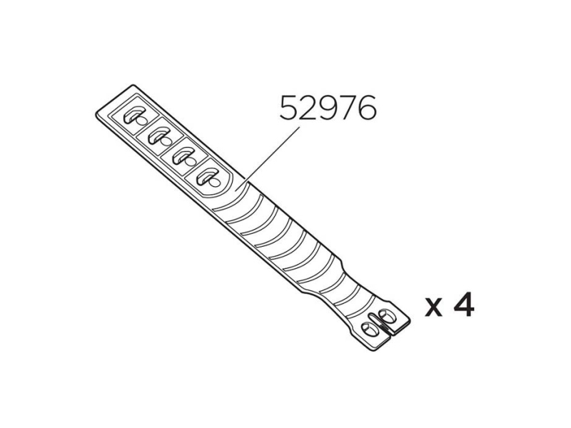 4 stk. Thule reservedel 52976 til WingBar edge | Bilvård & Biltillbehör - Transportutrustning - Cykelställ - Reservdelar | GameStuff