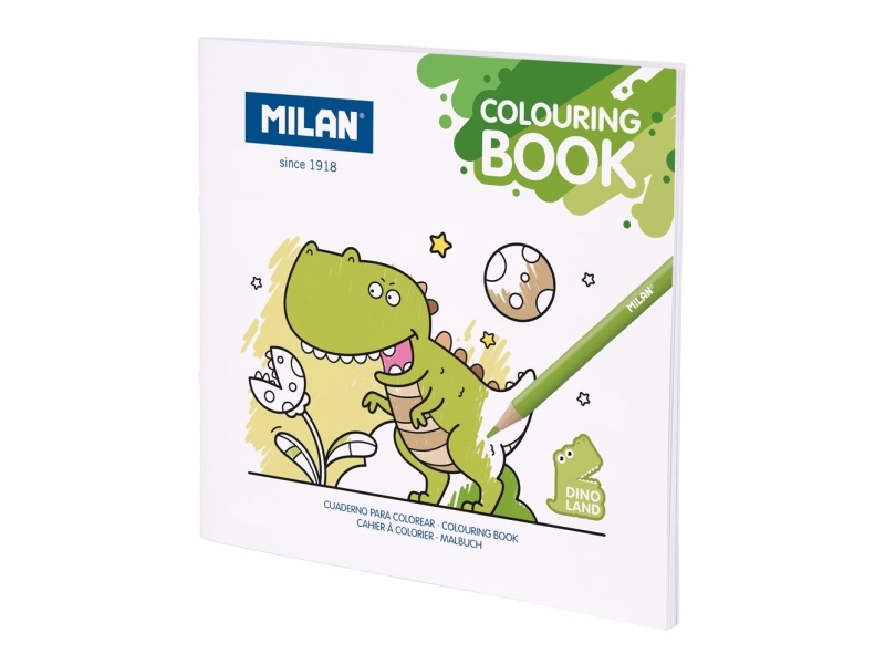 Milan Malbuch Dinosaurier
