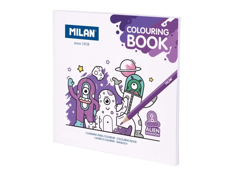 Milan Malbuch Alien