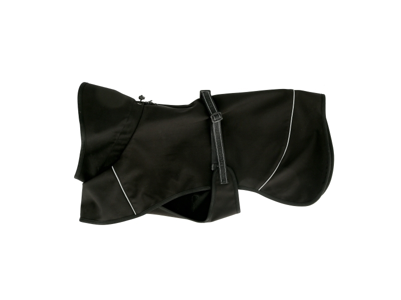 Dogman Softshell Hundedecke Schwarz 35Cm