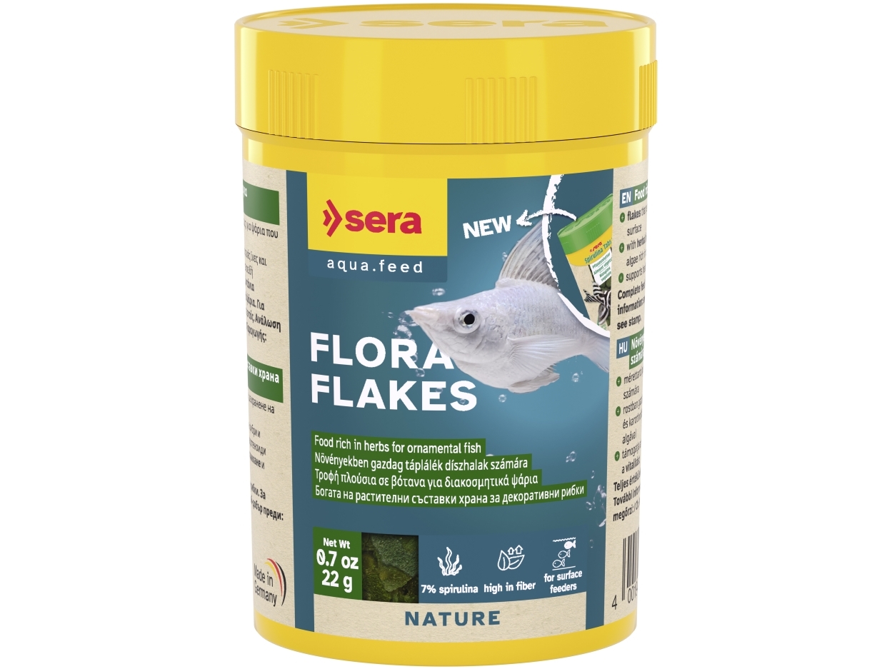 Sera Flora Flakes 100ml | Sällskapsdjur - Trädgårdsdamm - Fiske damms foder | GameStuff