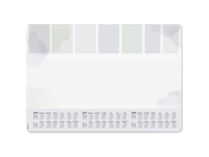 Sigel H6312 Skriveunderlag Ugeplan Hvid, Grå (B X H) 59.50 Cm X 41 Cm