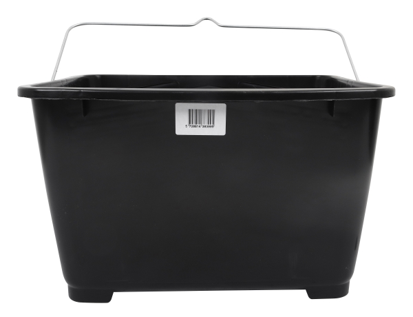 Home It Work Firkantet Rullespand 14 Liter Sort