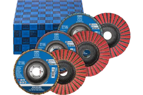 Pferd Polivlies Flap Discs Set Pvz, 12,5 Cm, 1 Stk