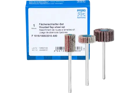 Pferd Mounted Flap Wheel Set, Pferd