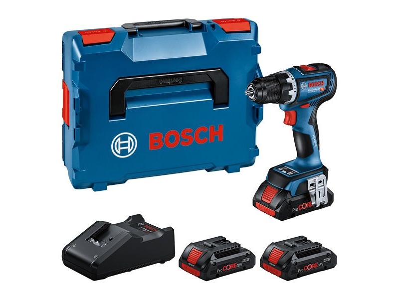 Bosch Borrmaskin/skruvdragare GSR 18V-90 C 3X4AH LB
