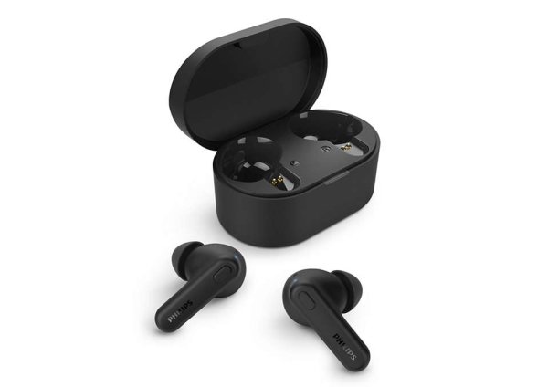 Philips Tat1108bk, Trådløs, Opkald/Musik, 20 - 20000 Hz, 36 G, Headset, Sort