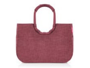 Reisenthel Loopshopper L, Mulepose, Rød, Aluminium, Mønster, Prikkemønster, 25 L