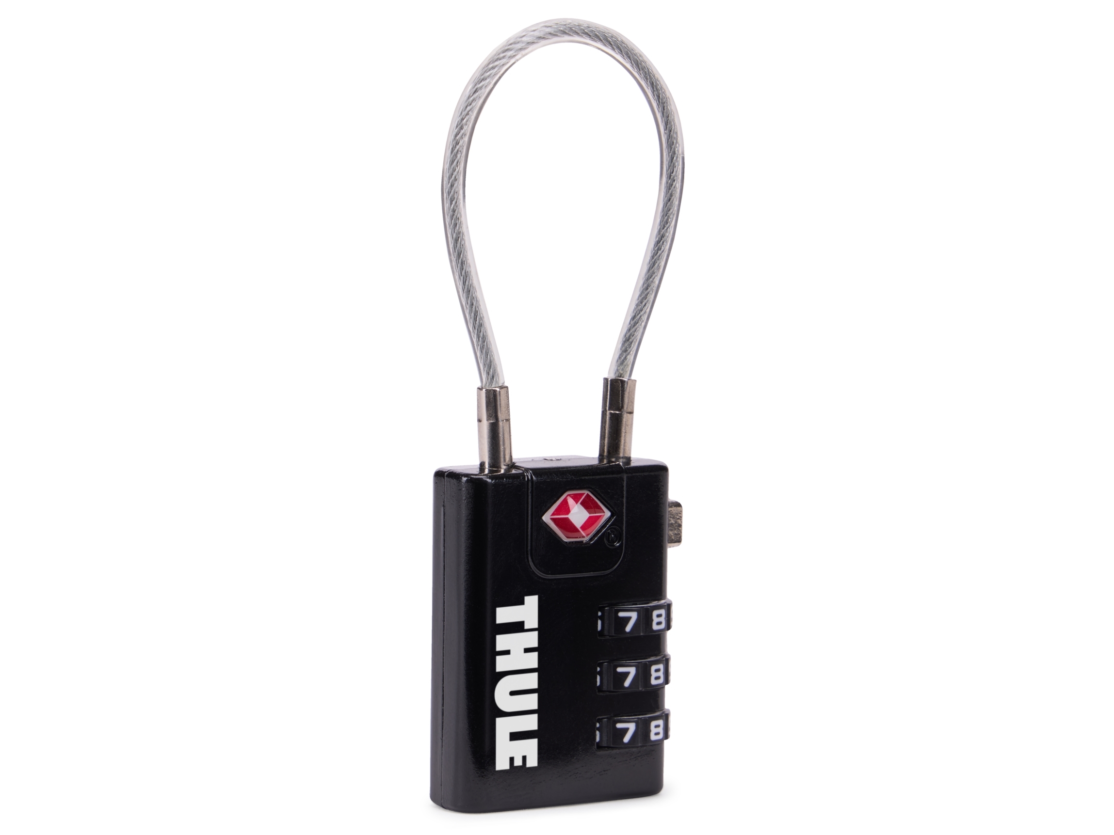 Thule TSAL101 Black, Kombinationslås, Rustfrit stål, Sort