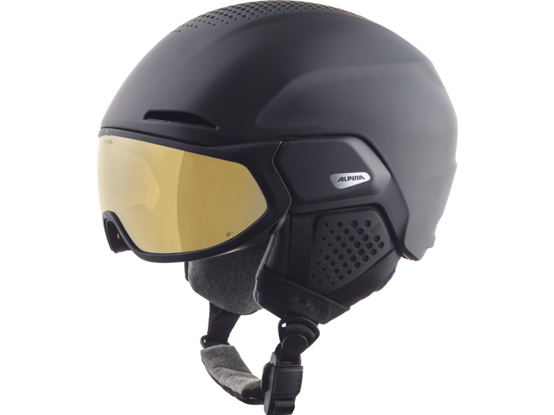 Alpina Sports ALTO Q-LITE, Integralhjälm, Hård skalkonstruktion, Hjälmvisir | Sport & Träning - Säkerhetsutrustning - Skidhjälmar | GameStuff