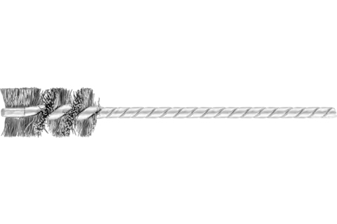 Pferd Tube Brushes, Shank-Mounted, 1,3 Cm, 10 Stk