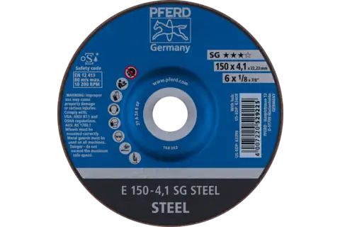 Pferd Grinding Wheels Sg Steel, 10 Stück(E)