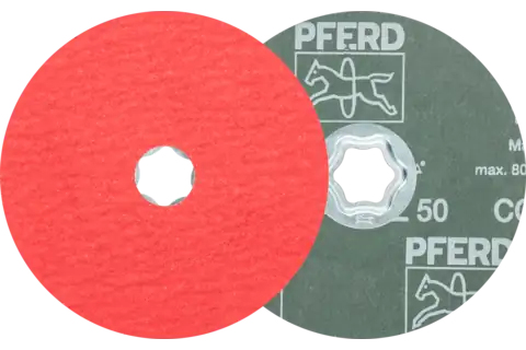 Pferd Combiclick Fibre Discs, 12,5 Cm, 25 Stück(E)