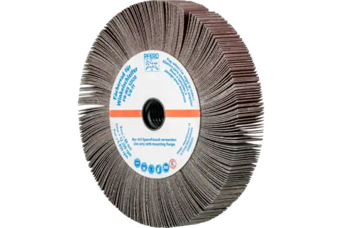 Pferd Unmounted Flap Wheels For Angle Grinders, 2 Stk
