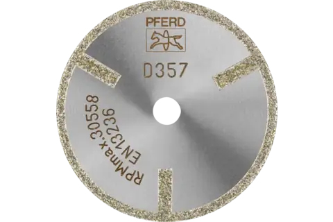 Pferd Diamond Cut-Off Wheels Shape 1A1r Gag, Stål