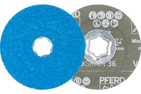Pferd Combiclick Fibre Discs, 10 Cm, 25 Stück(E)