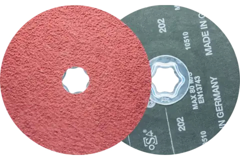 Pferd Combiclick Fibre Discs, 12,5 Cm, 25 Stück(E)