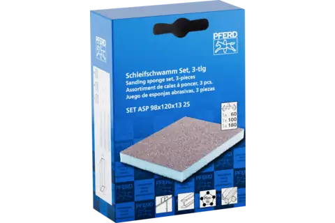 Pferd Sanding Sponges Set, Pferd, 120 Mm