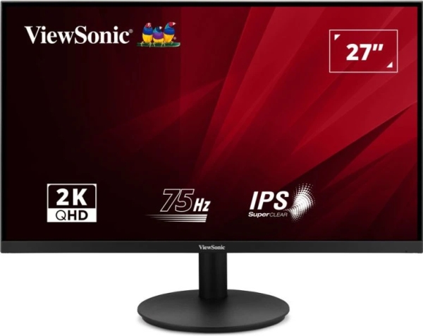 Viewsonic Va Va2708-2K-Hd-2, 68,6 Cm (27"), 2560 X 1440 Pixel, Quad Hd, Led, 4 Ms, Schwarz