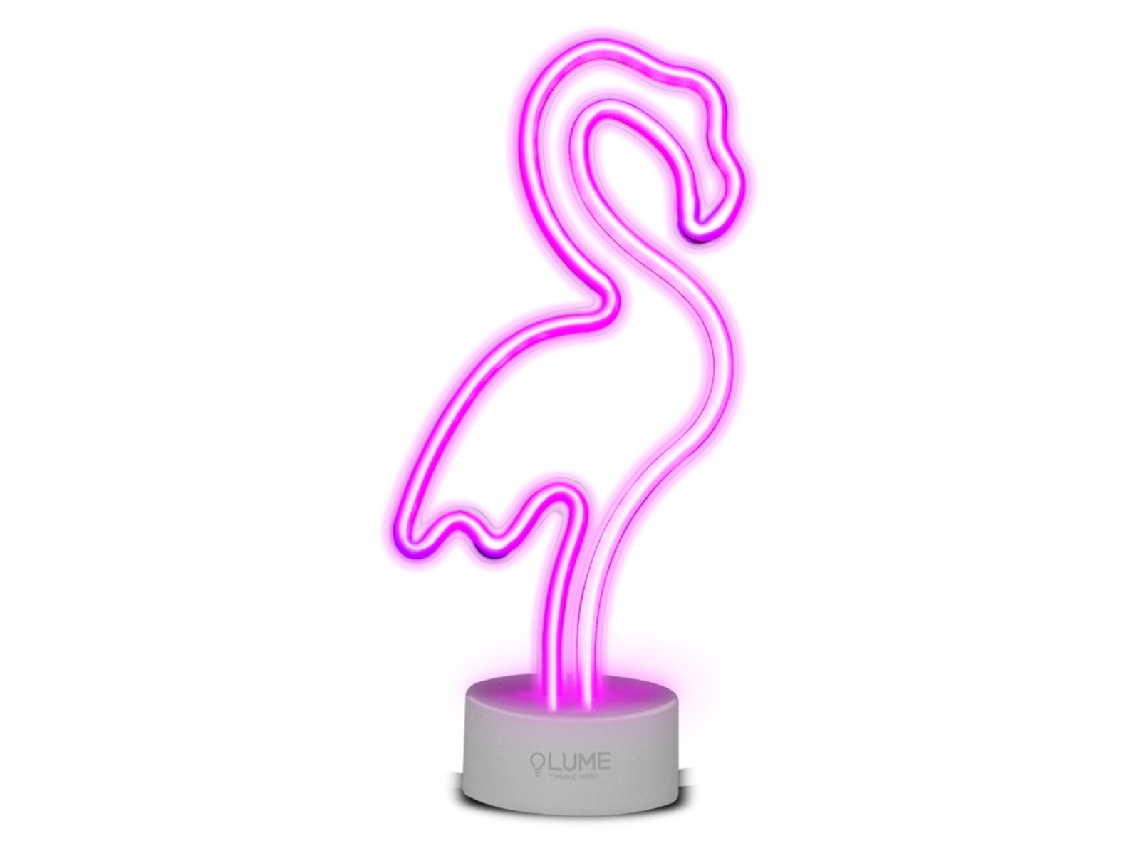 Sbs Luneonflam, Light Decoration Figure, Grey, Pink, 1 Bulb(S), Battery, Usb, Aa, 295 Mm