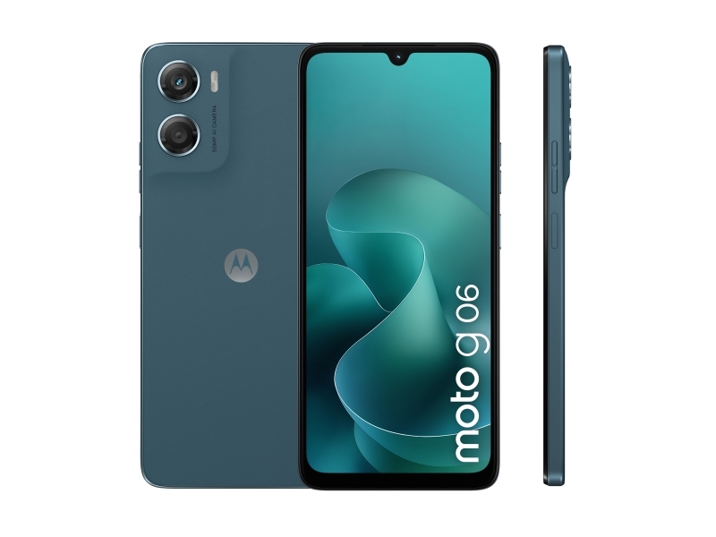 Motorola moto g06 (128 GB, tapestry, 6,88, Dual SIM, 4G) Blau (PB980027SE)