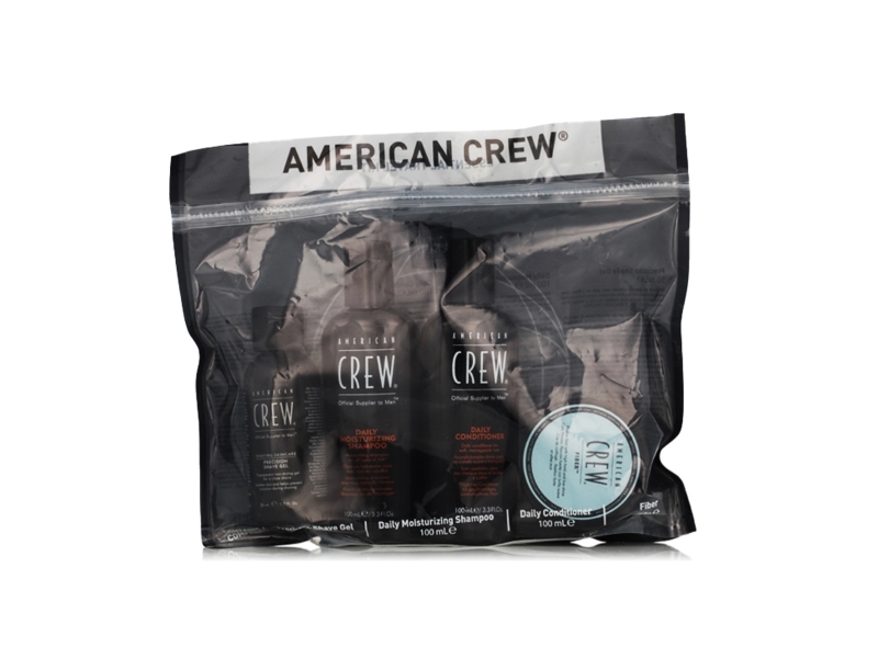 American Crew Essential Set American Crew: Daily, Hair Conditioner, For Moisturizing, 100 Ml + Daily, Hair Shampoo, For Hydration, 100 Ml + Fiber, Ha