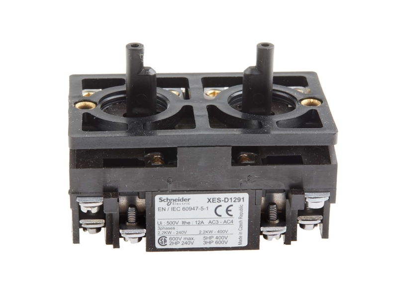 Schneider Electric Schaltelement Für Frontmontage Für Hauptstrom, 2 Phasen, Mit Mechanischem Abstand. Doppelelement 2 Stufen 2,2Kw