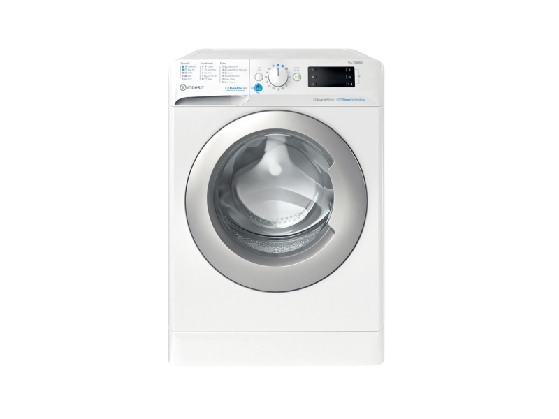 Indesit BWE 91496X WSV EE, etukuormaaja, 9 kg, B, 78 dB, 1400 rpm, A