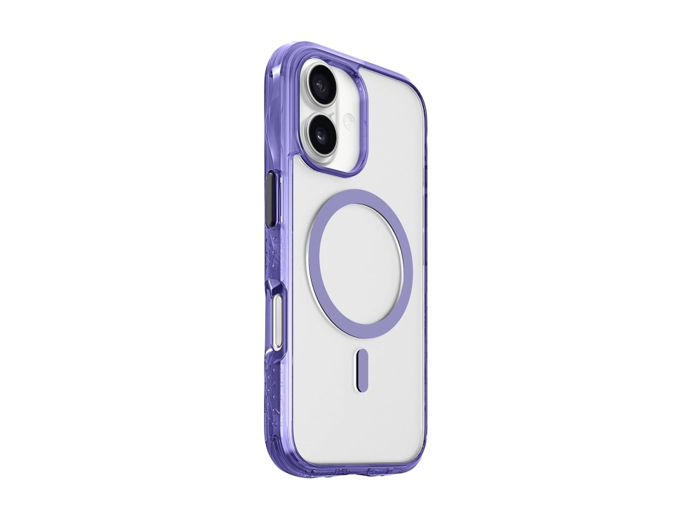 Laut Crystal Matter-X - Bagsidecover Til Mobiltelefon - Magsafe-Kompatibilitet - Polykarbonat, Termoplastisk Polyuretan (Tpu), Magnet - Purple Crysta
