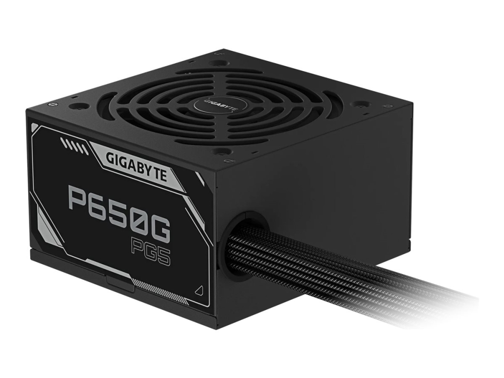 Gigabyte P650G - Nätaggregat (intern) - ATX12V 3.1/ EPS12V - 80 PLUS Gold - AC 100-240 V - 650 Watt - aktive PFC